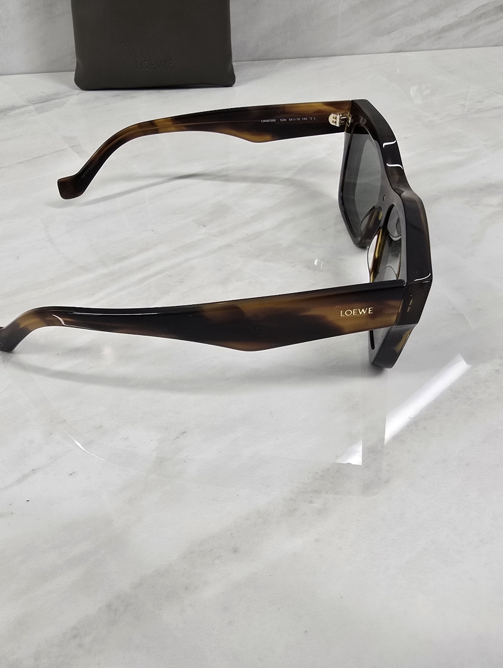 Loewe Square Tortoiseshell Sunglasses - Picture 8 of 13